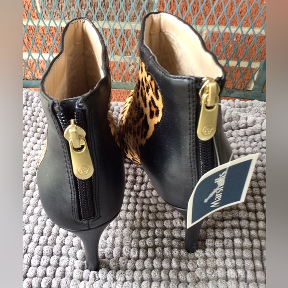 Adrienne Vittadini leopard boots Size 10 NEW - Picture 4 of 6